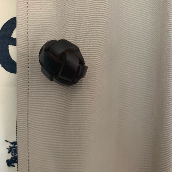 Burberry detachable hood wool and cotton gabardine - Picture 4 of 8